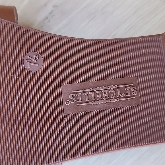 Seychelles Slide Sandals Cognac Size 7.5 NWOT - Picture 10 of 10